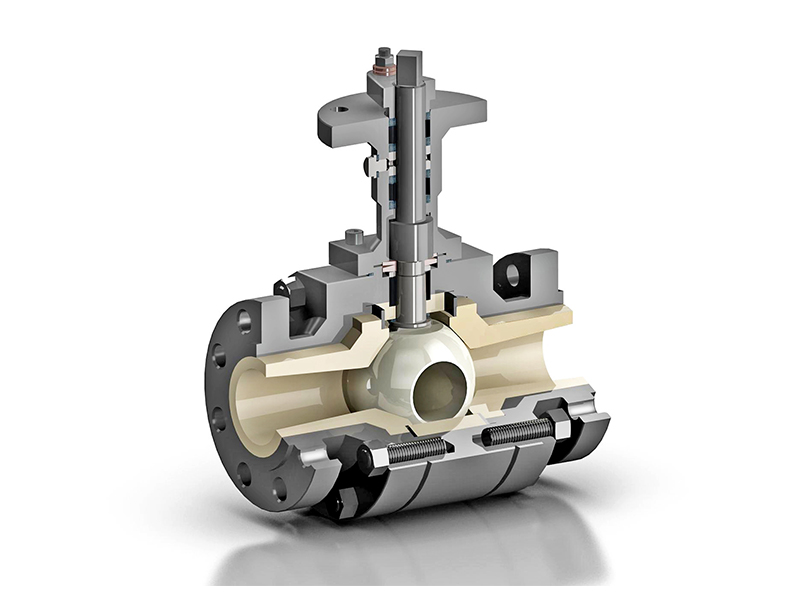 Fully Lined Ceramic Ball Valve