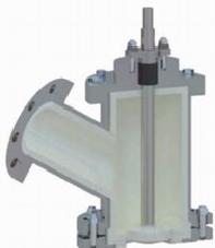 Ceramic Double-Disc Slurry Gate ValveCeramic-Lined Construction